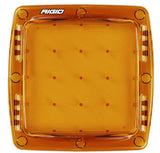 Rigid Industries Light Cover For Q-Series LED Lights, Amber, Single - 103933