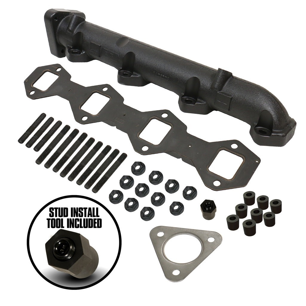 BD Diesel BD Diesel 6.7L Power Stroke Driver s Side Exhaust Manifold Kit - Ford 2011-2019 1043006 | 1043006