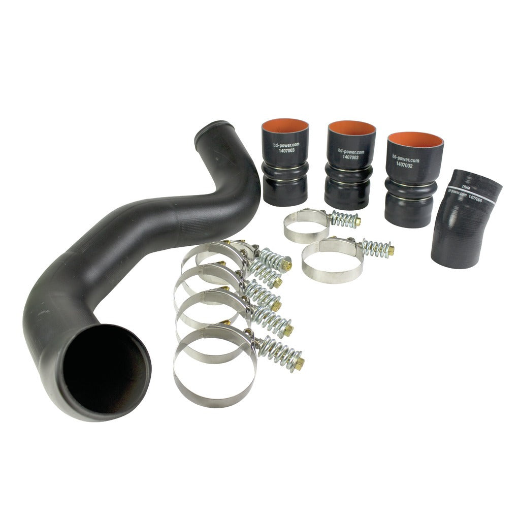 BD Diesel Intercooler Hose  Clamp Kit w Intake Pipe - 2003-2007 Ford 6.0L PowerStroke | 1047034