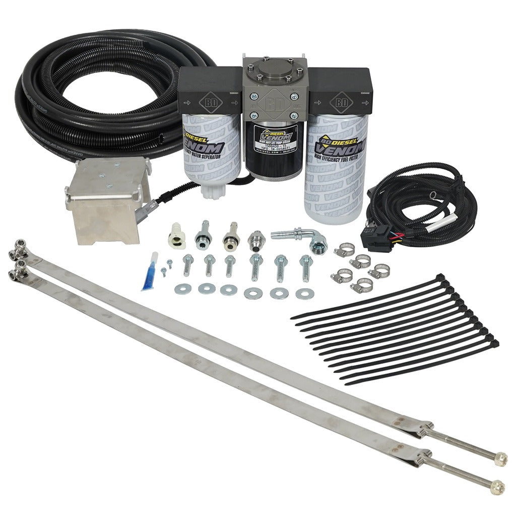 BD Diesel BD Venom Cummins Fuel Lift Pump c/w Filter and Separator - Dodge 5.9L 1998.5-2002 | 1050332