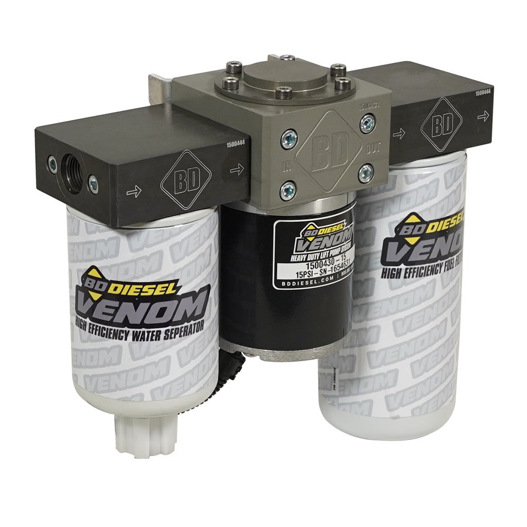 BD Diesel BD Venom Cummins Fuel Lift Pump c/w Filter and Separator - Dodge 5.9L 1998.5-2002 | 1050332