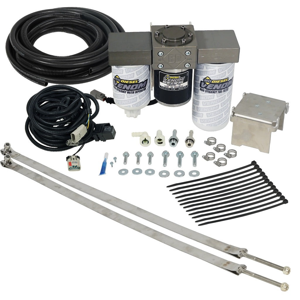 BD Diesel BD Venom Cummins Fuel Lift Pump c/w Filter and Separator - Dodge 6.7L 2013-2022 | 1050334