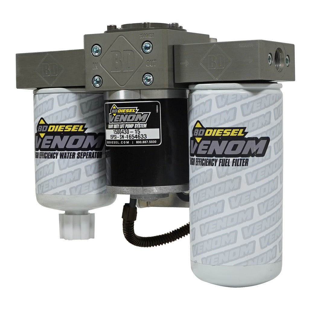 BD Diesel BD Venom Cummins Fuel Lift Pump c/w Filter and Separator - Dodge 5.9L 2003-2004.5 | 1050335