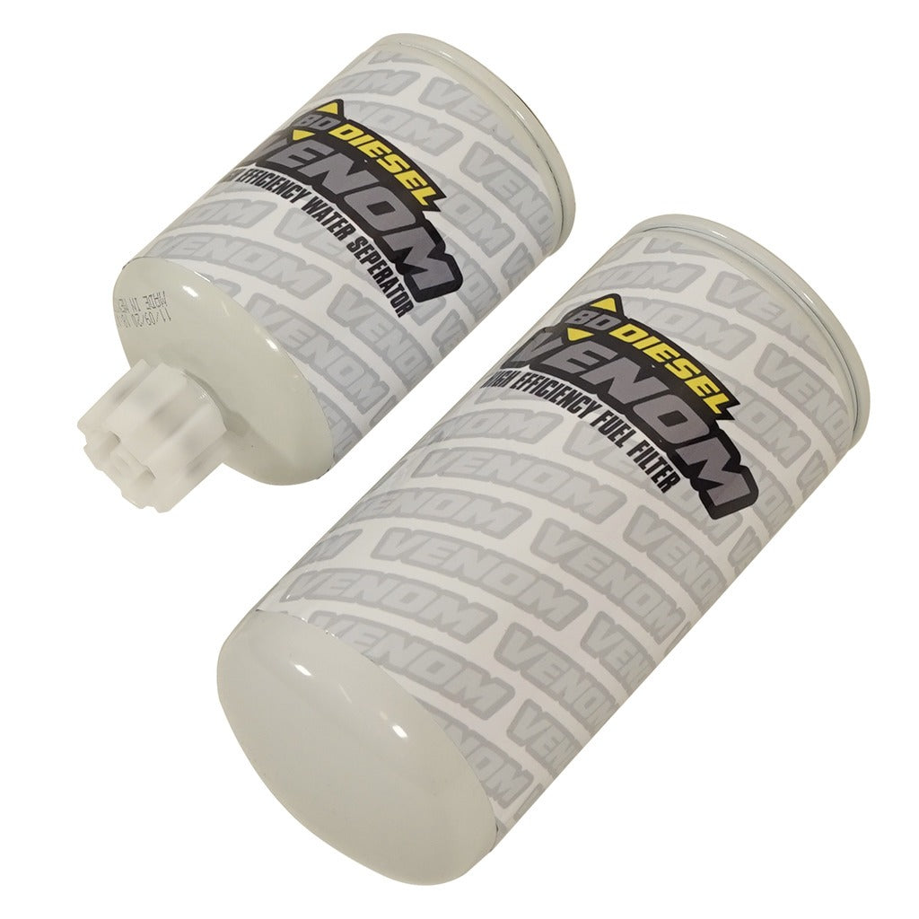 BD Diesel BD Diesel Venom Lift Pump Replacement Filter Dual-Pack - Fuel  Water Separator 1050341 | 1050341