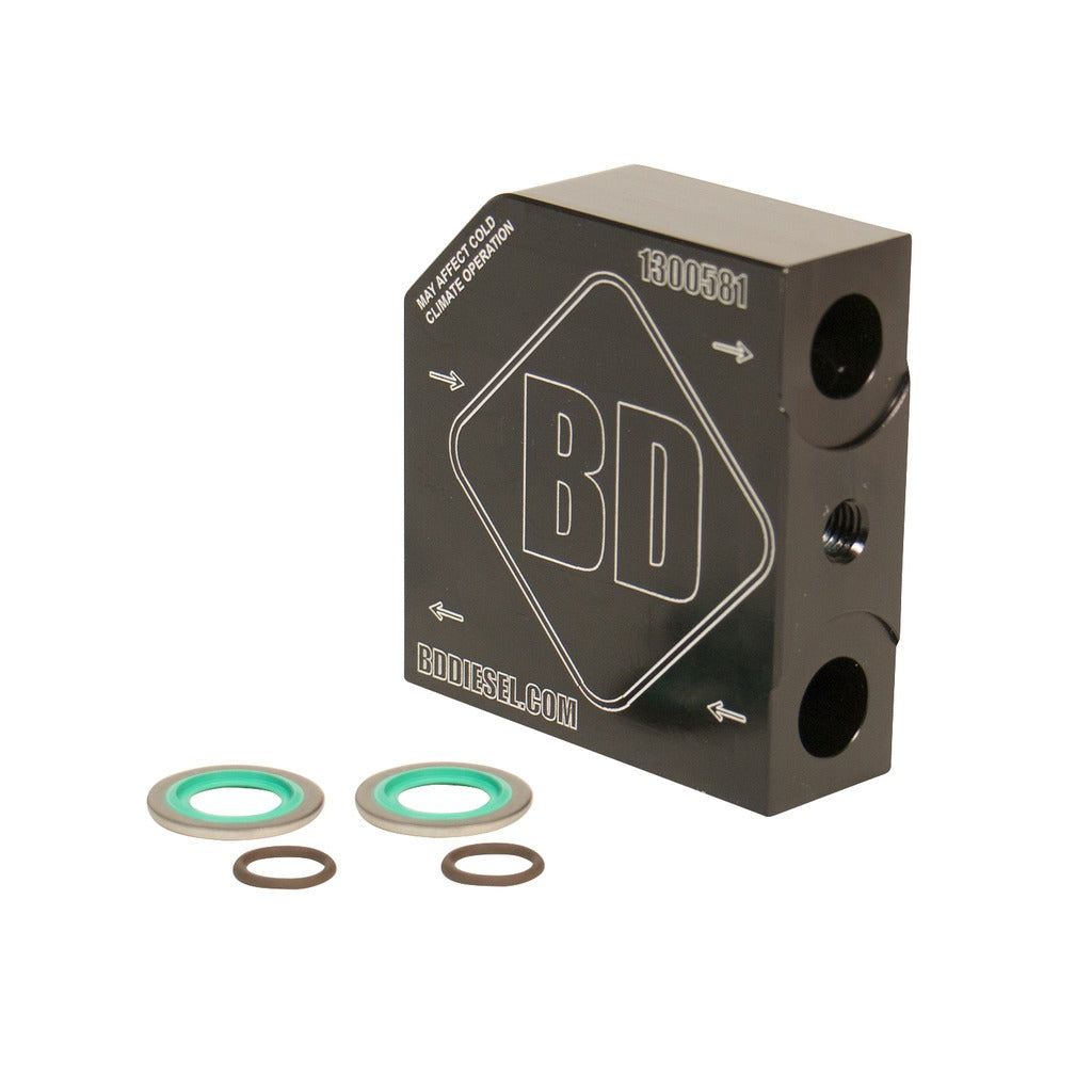 BD Diesel BD Diesel 68RFE Aisin AS69RC Cooler Bypass Delete - Dodge RAM 2019-2024 6.7L 1061527 | 1061527
