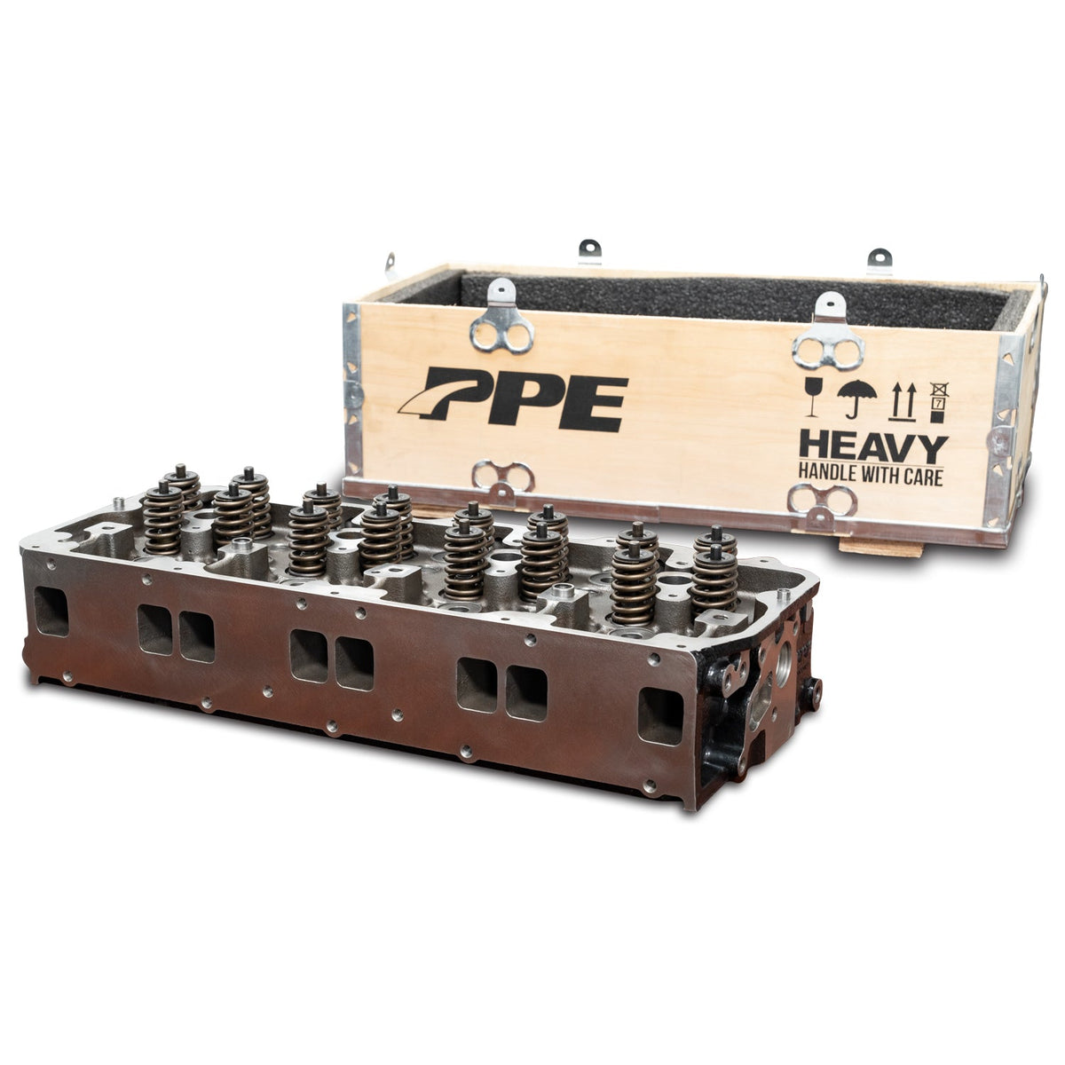 Pacific Engineering PPE Power Cylinder Head (One) Cast Iron - GM 6.6L Duramax 2004.5-2010 LLY LBZ LMM 110100103 | 110100103
