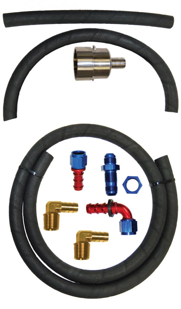 Pacific Engineering PPE Power Billet Aluminum Fuel Pickup with lift pump fittings hose and clamps GM 2001-2005 LB7 LLY 113053000 | 113053000