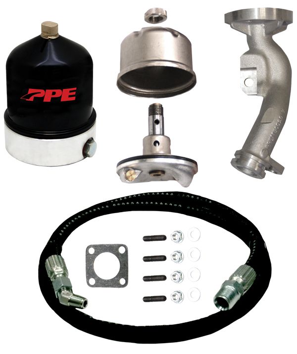 Pacific Engineering PPE Power Oil Centrifuge Filtration Kit - GM 6.6L Duramax 2500HD 3500HD 2001-2010 114010200 | 114010200