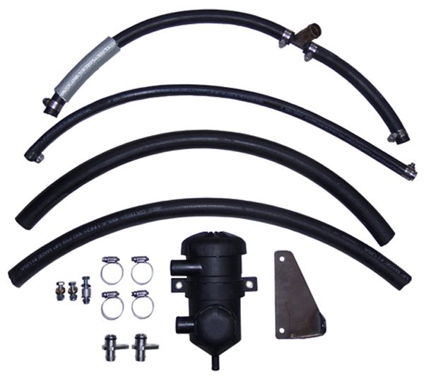 Pacific Engineering PPE Power Crankcase Ventilation Oil Water Separation Kit - GM 6.6L Duramax 2006-2007 114025000 | 114025000