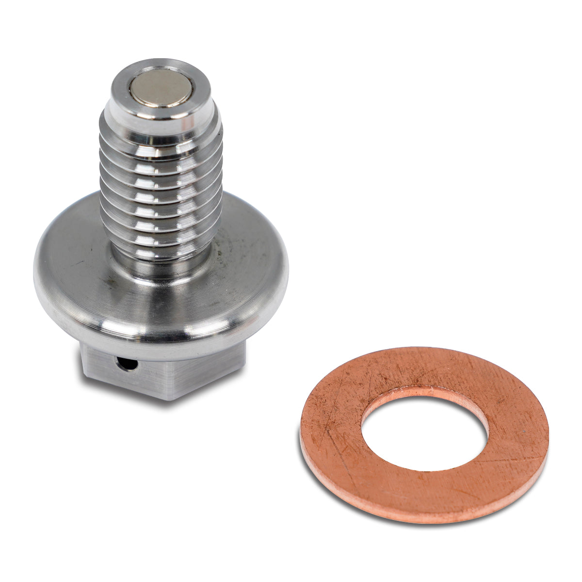 Pacific Engineering PPE Power Drain Plug M12-1.75 w Compound Washer - OEM Oil Pan 6.6L Duramax (2017-2026) 114052201 | 114052201