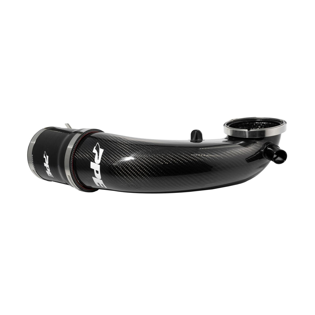 Pacific Engineering PPE Power Turbo Inlet 2004.5-2005 GM 6.6L Duramax LLY - Zilla Carbon Fiber Weave 115010060 | 115010060