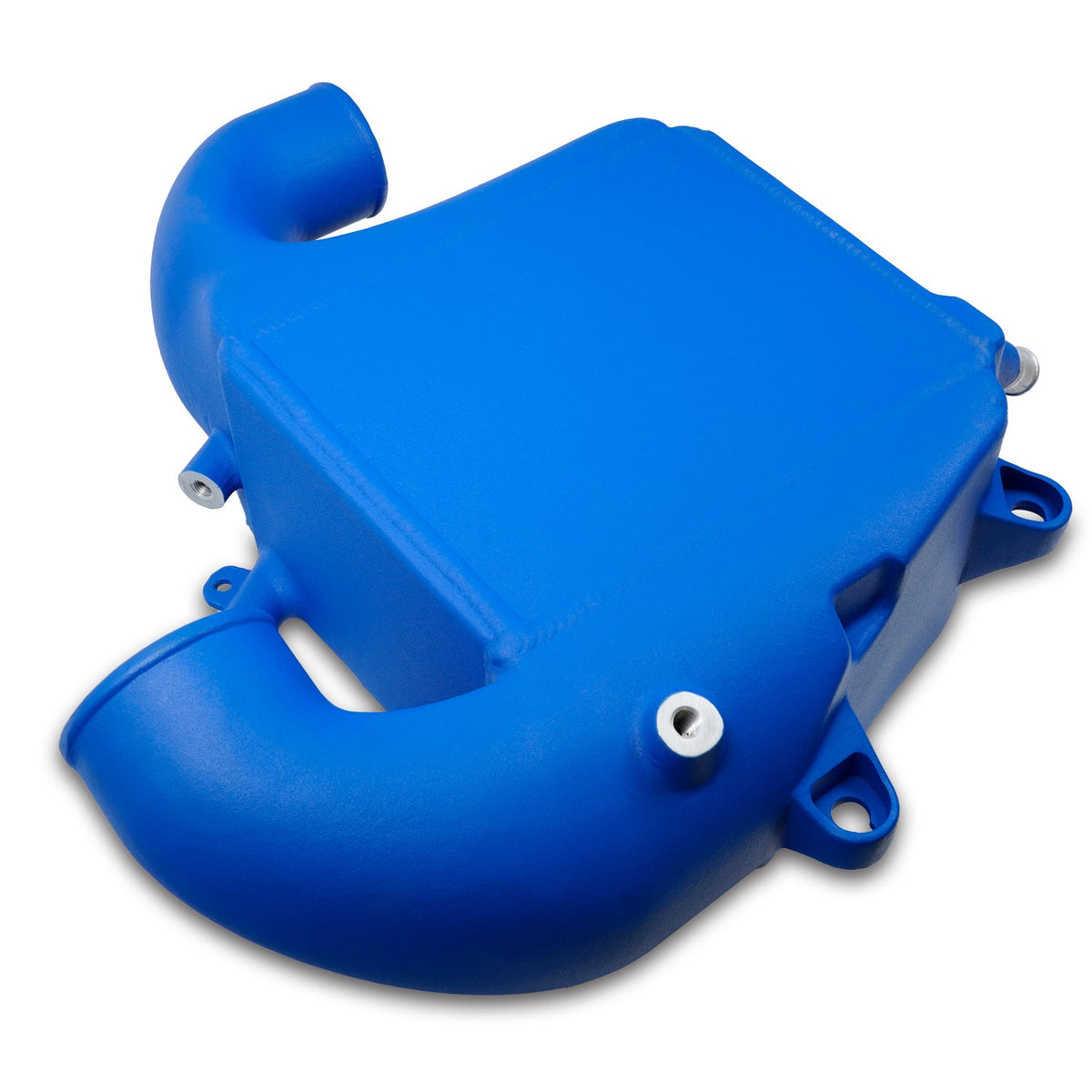 Pacific Engineering PPE Intercooler Kit - Air to Water - GM 3.0L Duramax 2020-2026 LM2 LZ0 - Blue  Brushed Fins 115030022 | 115030022