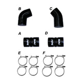 Pacific Engineering PPE Power Turbo Charge Pipes Silicone Hose Kit with Stainless Steel Clamps - GM 6.6L Duramax 2004.5-2005 LLY 115910405 | 115910405