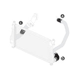 Pacific Engineering PPE Power Turbo Charge Pipes Silicone Hose Kit with Stainless Steel Clamps - GM 6.6L Duramax 2006-2010 LBZ LMM 115910610 | 115910610