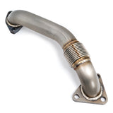Pacific Engineering PPE Power Up-Pipe Right Side Compound Turbo Round - GM 6.6L Duramax 2001-2016 (for PPE Exhaust Manifold Only) 116119000 | 116119000