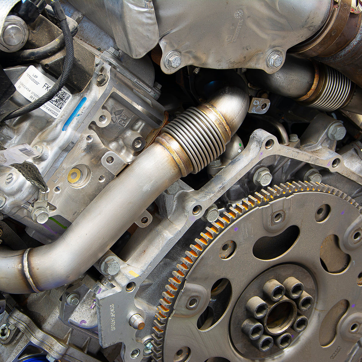 Pacific Engineering PPE Power OEM Length Replacement High Flow Up-Pipes - GM 6.6L Duramax 2001-2004 Federal 2001 California - LB7 116120000 | 116120000