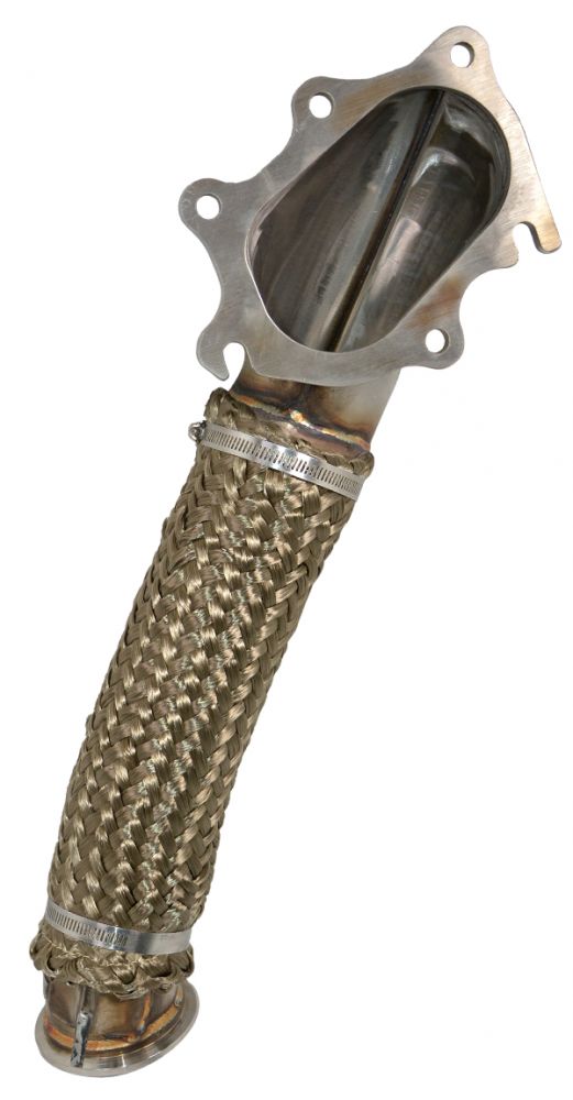 Pacific Engineering PPE Power Down Pipe - 3 304 Stainless Steel - GM 6.6L Duramax 2500 3500 HD 2002-2004 California 117000424 | 117000424
