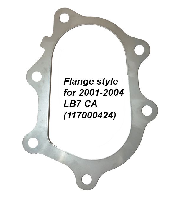 Pacific Engineering PPE Power Down Pipe - 3 304 Stainless Steel - GM 6.6L Duramax 2500 3500 HD 2002-2004 California 117000424 | 117000424