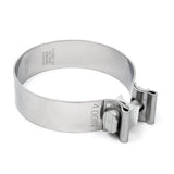 Pacific Engineering PPE Power Exhaust Tip and Clamp - 4 inch ID - Black Ceramic 117020020 | 117020020