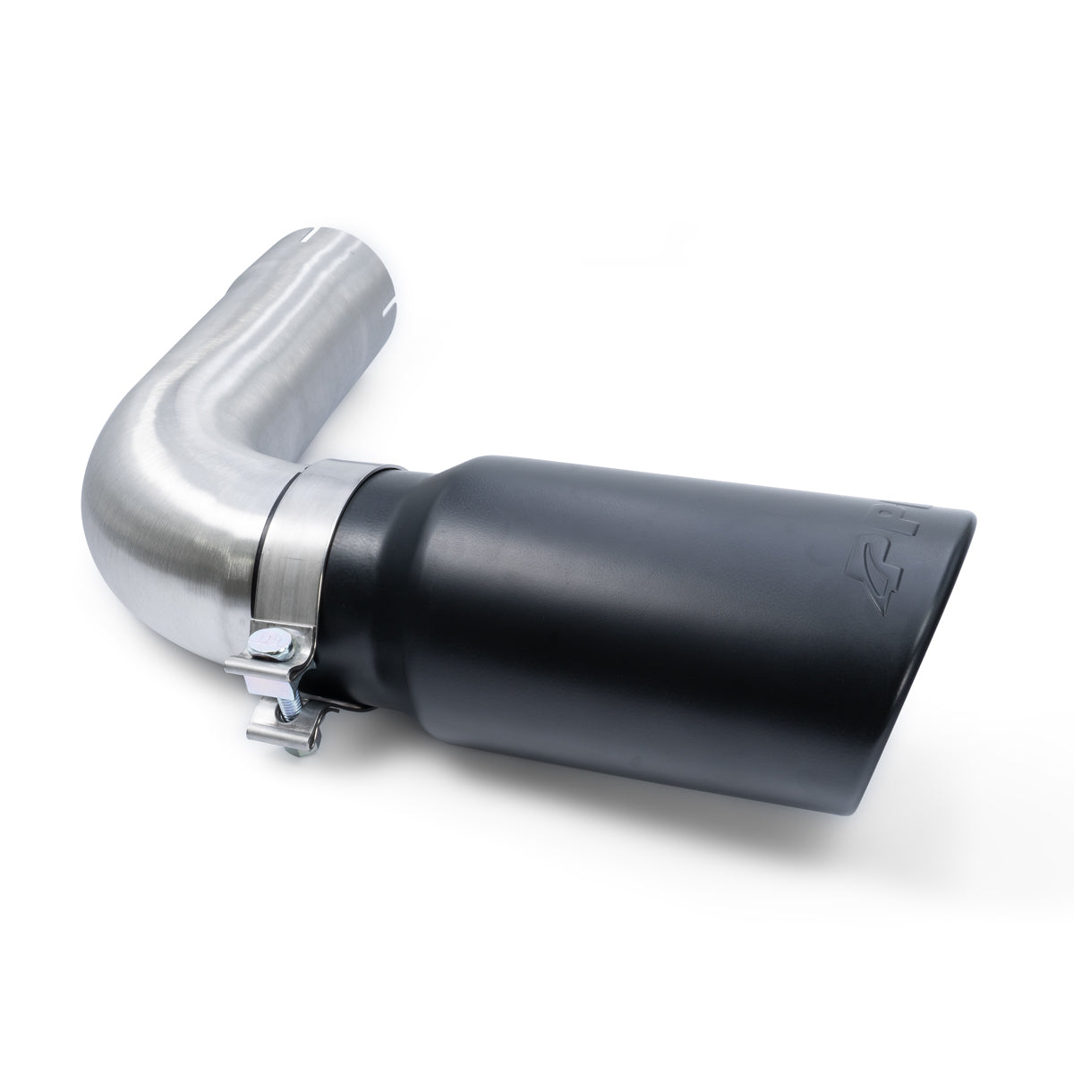 Pacific Engineering PPE Power Exhaust Tip SS 4 ID w 4 pipe - GM 6.6L Duramax 2014-2019 - Black 117020120 | 117020120