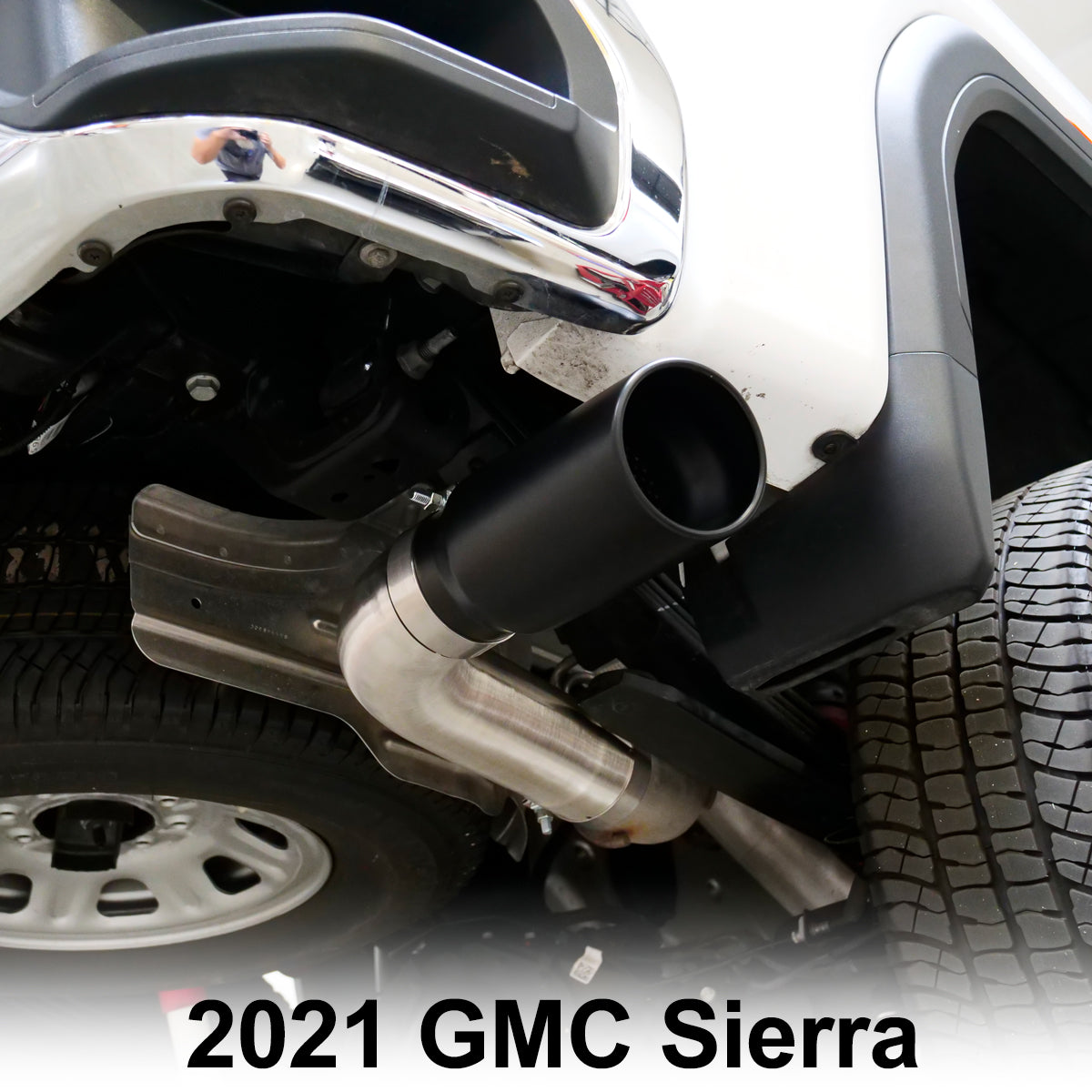 Pacific Engineering PPE Power Exhaust Tip SS 4 ID w 4 pipe 2020-2023 GM 6.6L Duramax - Black 117020220 | 117020220