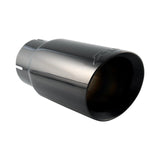 Pacific Engineering PPE Power Exhaust Tip 4.0 ID to 5.0 Round Exit 11 L - Black TiCN (Titanium Carbonitride) 117024019 | 117024019