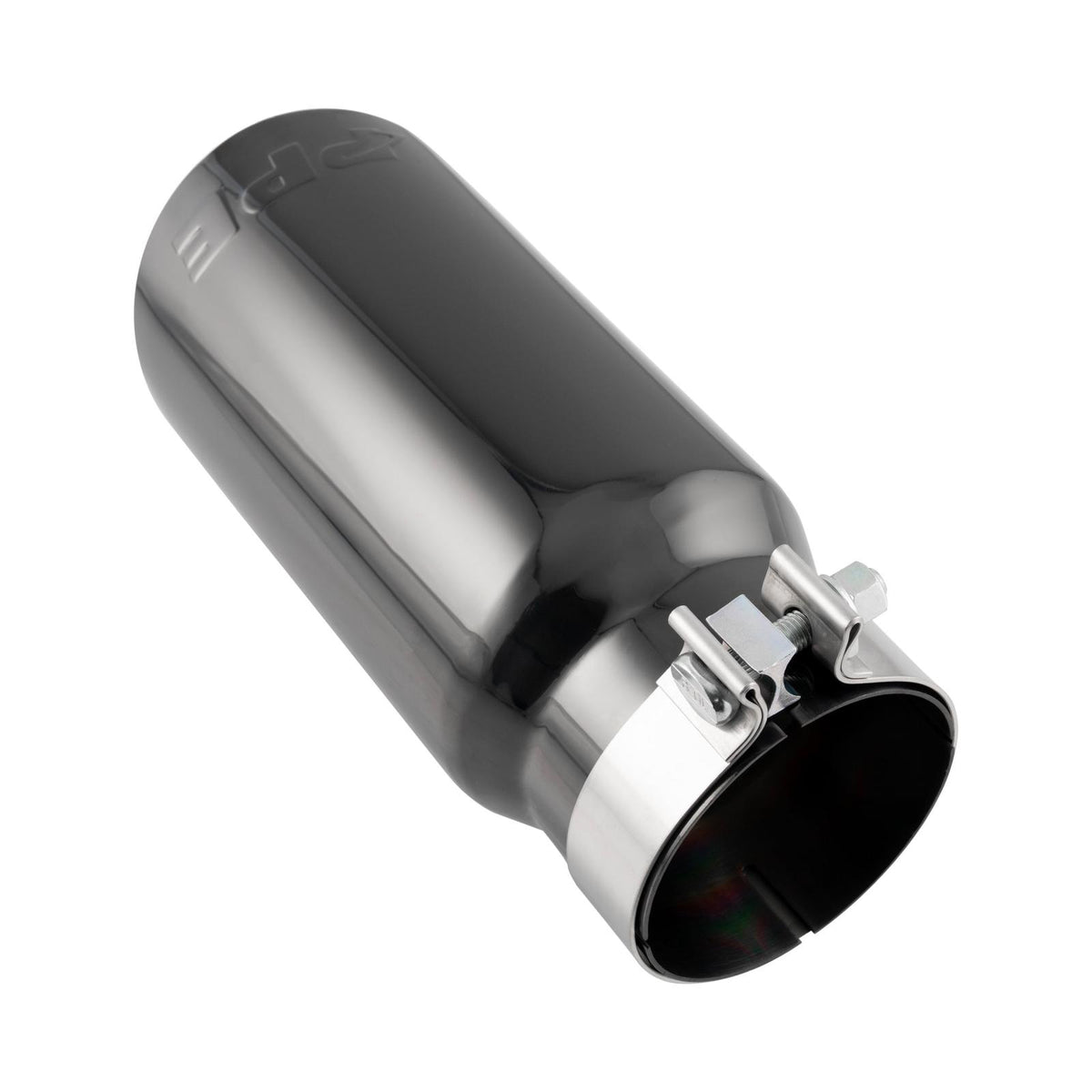 Pacific Engineering PPE Power Exhaust Tip 4.0 ID to 5.0 Round Exit 11 L - Black TiCN (Titanium Carbonitride) 117024019 | 117024019
