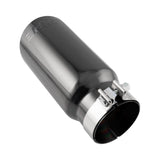 Pacific Engineering PPE Power Exhaust Tip 4.0 ID to 5.0 Round Exit 11 L - Black TiCN (Titanium Carbonitride) 117024019 | 117024019