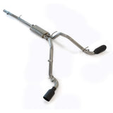 Pacific Engineering PPE Power Exhaust System Cat-Back 2.5 w tips - Raw Pol - GM 5.3L 2009-2013 117030030 | 117030030