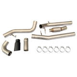 Pacific Engineering PPE Power Exhaust Kit 4 DPF-Back Single Tip - GM 3.0L Duramax 2020-2022 - Raw Blk 117050020 | 117050020