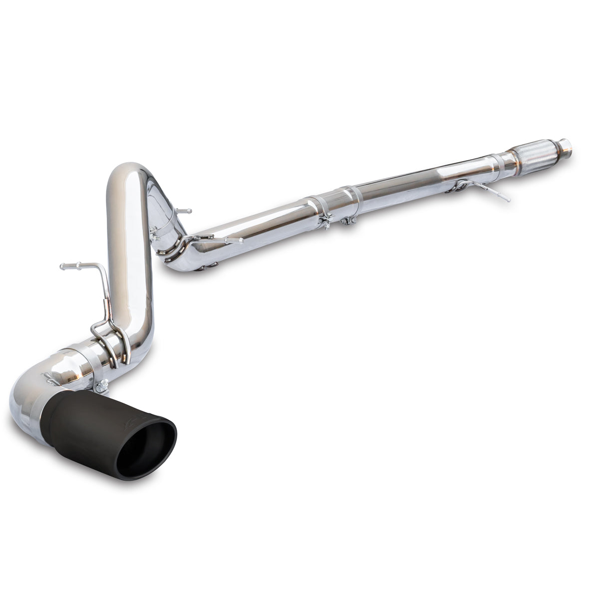 Pacific Engineering PPE Power Exhaust Kit 4 DPF-Back Single Tip - GM 3.0L Duramax 2020-2022 - Pol Blk 117053020 | 117053020