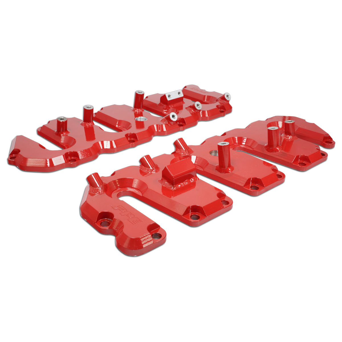 Pacific Engineering PPE Valve Cover Kit - Red w Pillars - GM 6.6L Duramax 2004.5-2010 118021212 | 118021212