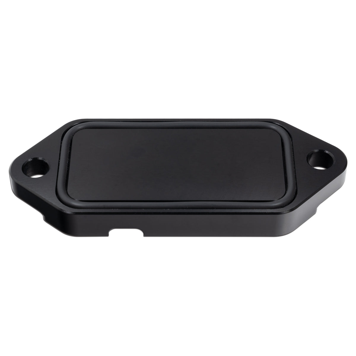 Pacific Engineering PPE Power Coolant Block-Off Plate Billet Aluminum - GM 6.6L Duramax 2001-2026 - Black 119000820 | 119000820