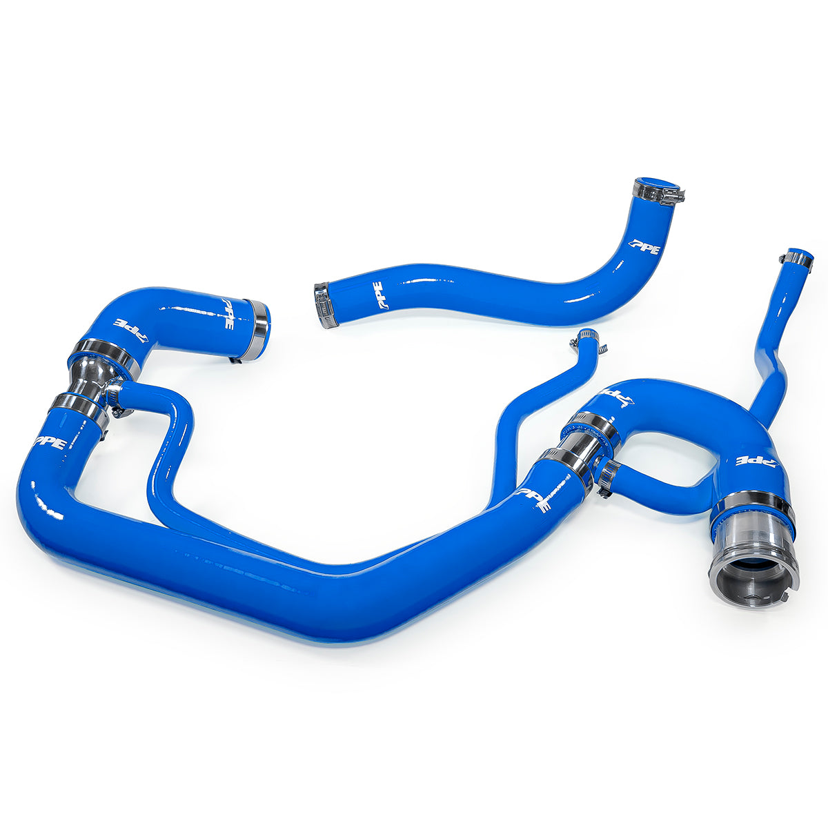 Pacific Engineering PPE Power Coolant Hose Kit - GM 6.6L Duramax 2006-2010 LBZ LMM - Blue 119022200 | 119022200