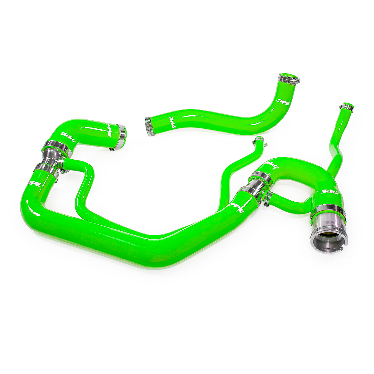 Pacific Engineering PPE Coolant Hose Kit - GM 6.6L Duramax 2006-2010 LBZ LMM - Green 119023200 | 119023200