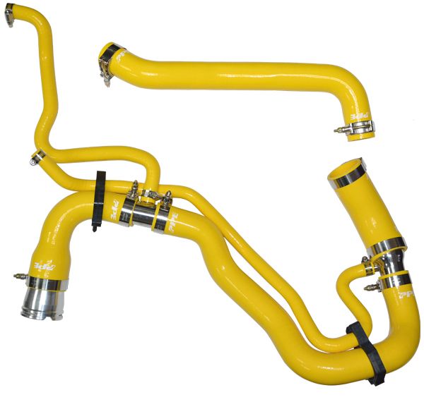 Pacific Engineering PPE Power Coolant Hose Kit - GM 6.6L Duramax 2011-2016 LML - Yellow 119024300 | 119024300