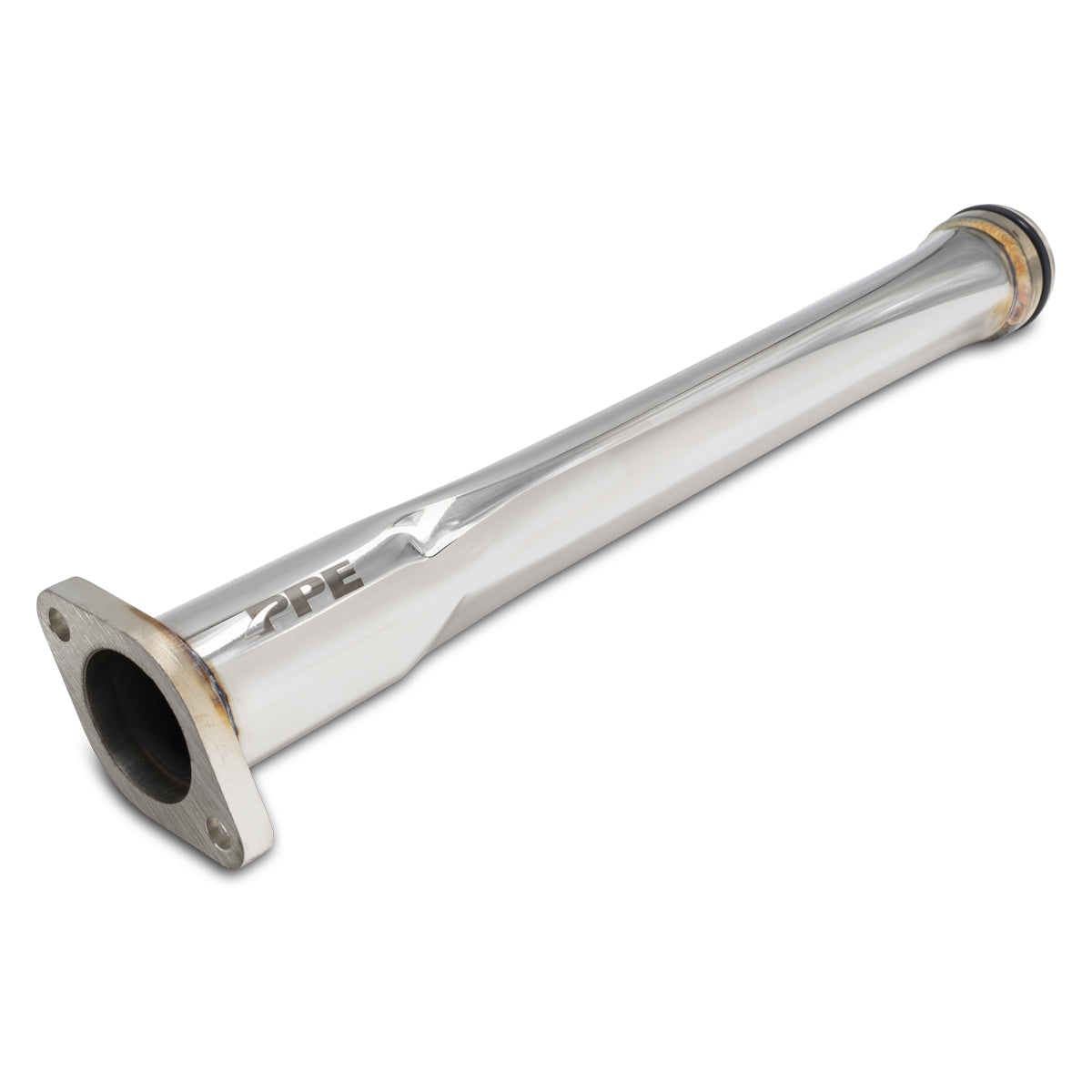 Pacific Engineering PPE Power Coolant Tube (pump to oil cooler) - GM 6.6L Duramax 2001-2026 - 304SS Polished 119030130 | 119030130