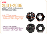 Pacific Engineering PPE Power Transmission Cooler Tube  Fin - 2003-2005 GM Allison 21mmID Fittings 124060300 | 124060300