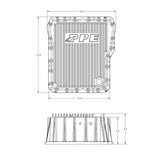 Pacific Engineering PPE Power Allison 1000 2000 2400 Series Deep Transmission Pan - GM 2500 3500 4500 5500 HD 2001-2019 - Brushed 128051010 | 128051010