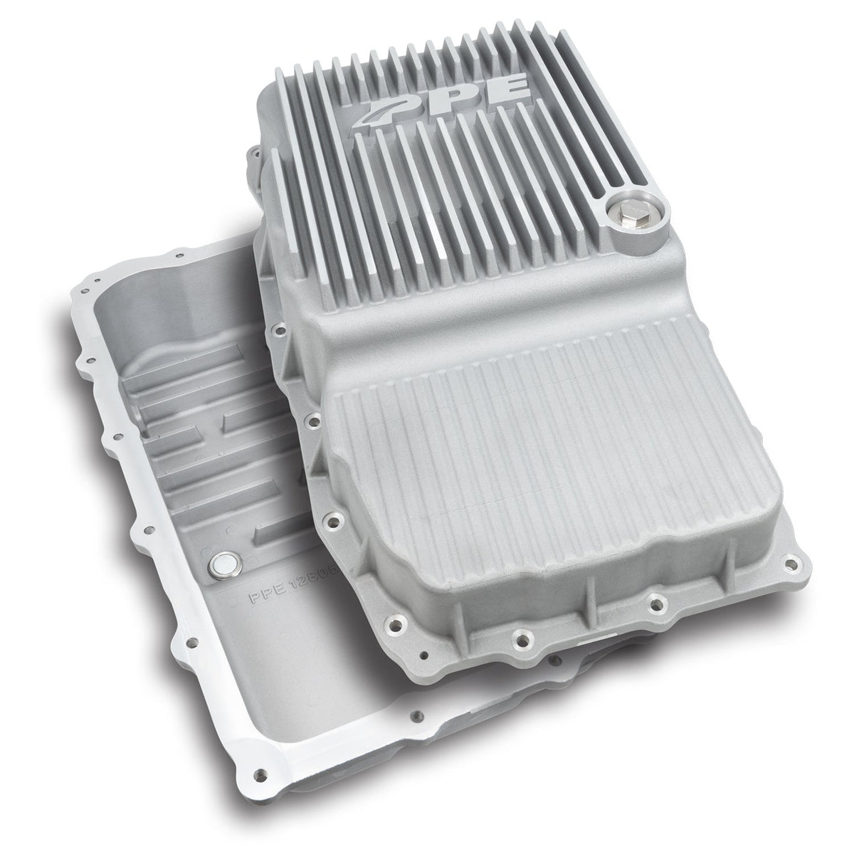 Pacific Engineering PPE Power 10L80 Deep Transmission Pan - GM 1500 V8 Gas 2019-2026  SUV V8 Gas 2021-2026 - Black 128051320 | 128051320