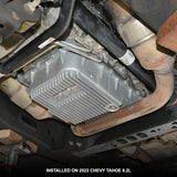 Pacific Engineering PPE Power 10L80 Deep Transmission Pan - GM 1500 V8 Gas 2019-2026  SUV V8 Gas 2021-2026 - Black 128051320 | 128051320