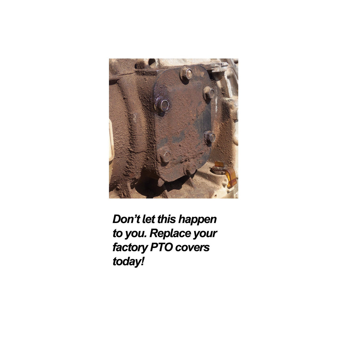 Pacific Engineering PPE PTO Side Plate Covers (Pair) - Cast Alum - Black 128060020 | 128060020