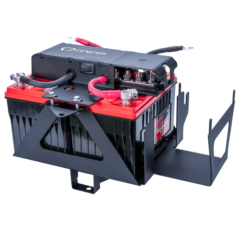 Genesis Offroad 2007-2018 Jeep Wrangler JK Dual Battery Kit - Gen 3 | 131-JKDBK2AG3