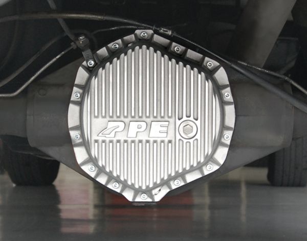 Pacific Engineering PPE Power Differential Cover Rear - GM 2500 3500 HD 2001-2019  RAM 2500 3500 2003-2018 - Black 138051020 | 138051020