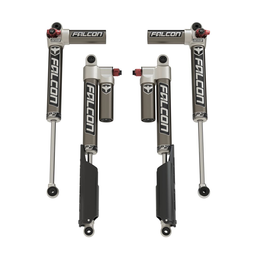 Teraflex TeraFlex JT: Falcon SP2 3.3 Fast Adjust Piggyback Shock Kit (2–3 Lift) 14-02-33-400-150 | 14-02-33-400-150