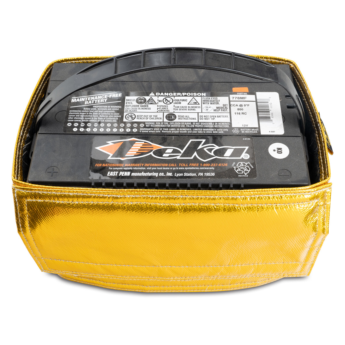 Pacific Engineering PPE Power Heat Shield Battery Side Post - Gold 149002000 | 149002000