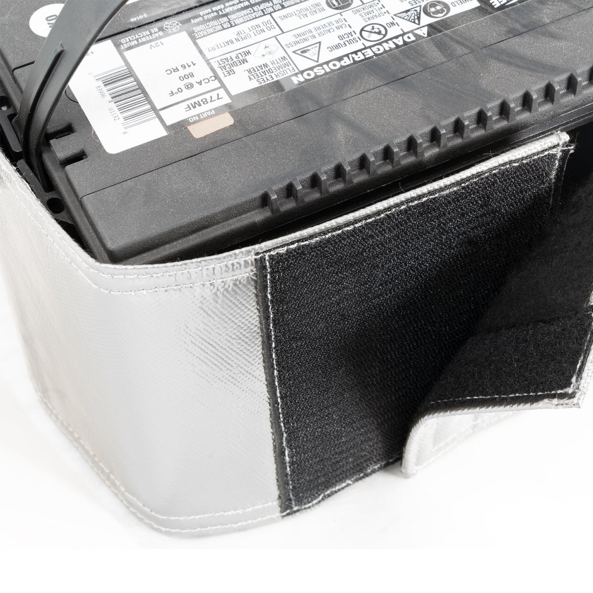 Pacific Engineering PPE Heat Shield Battery Side Post - Silver 149002035 | 149002035