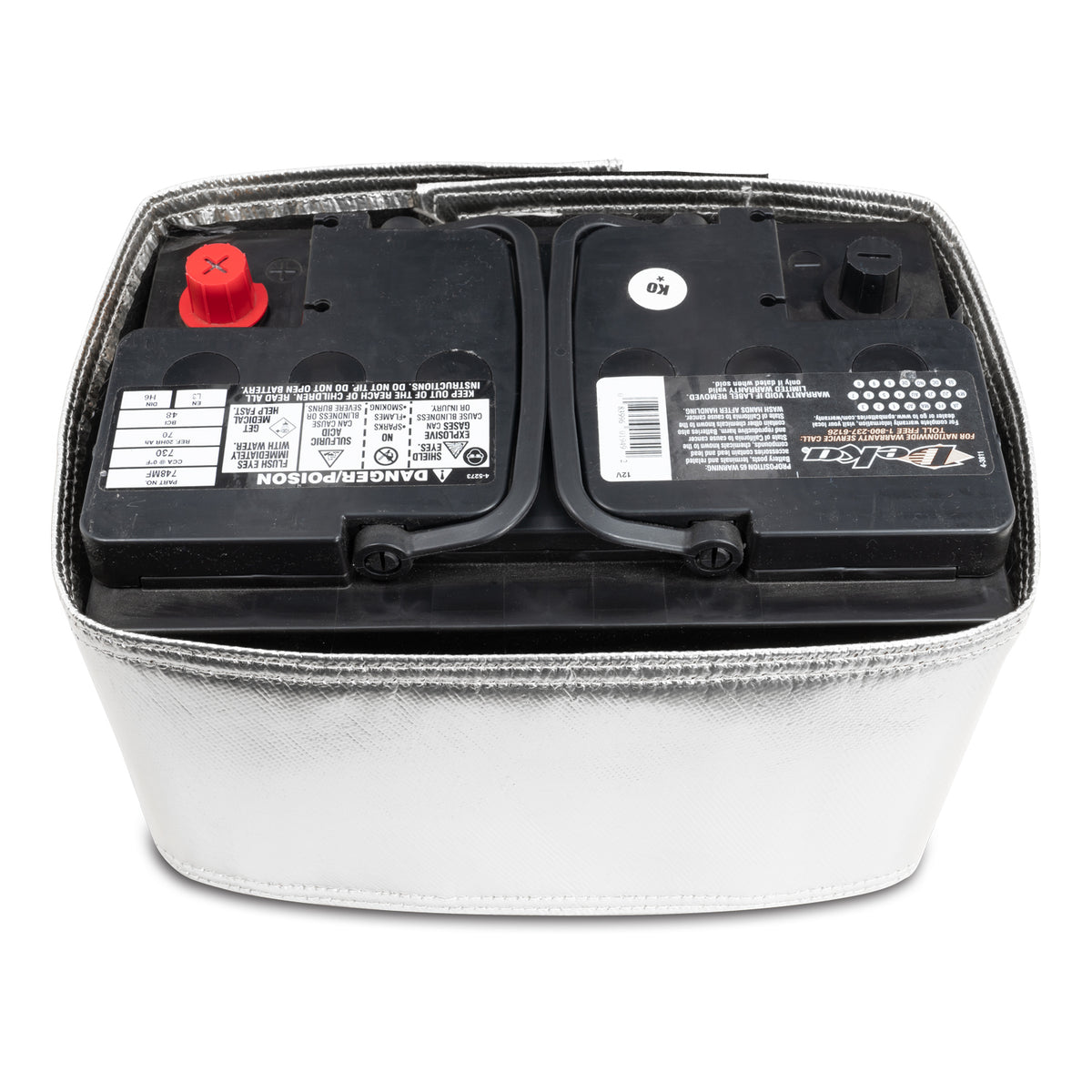Pacific Engineering PPE Power Heat Shield Battery Top Post - Silver 149002135 | 149002135