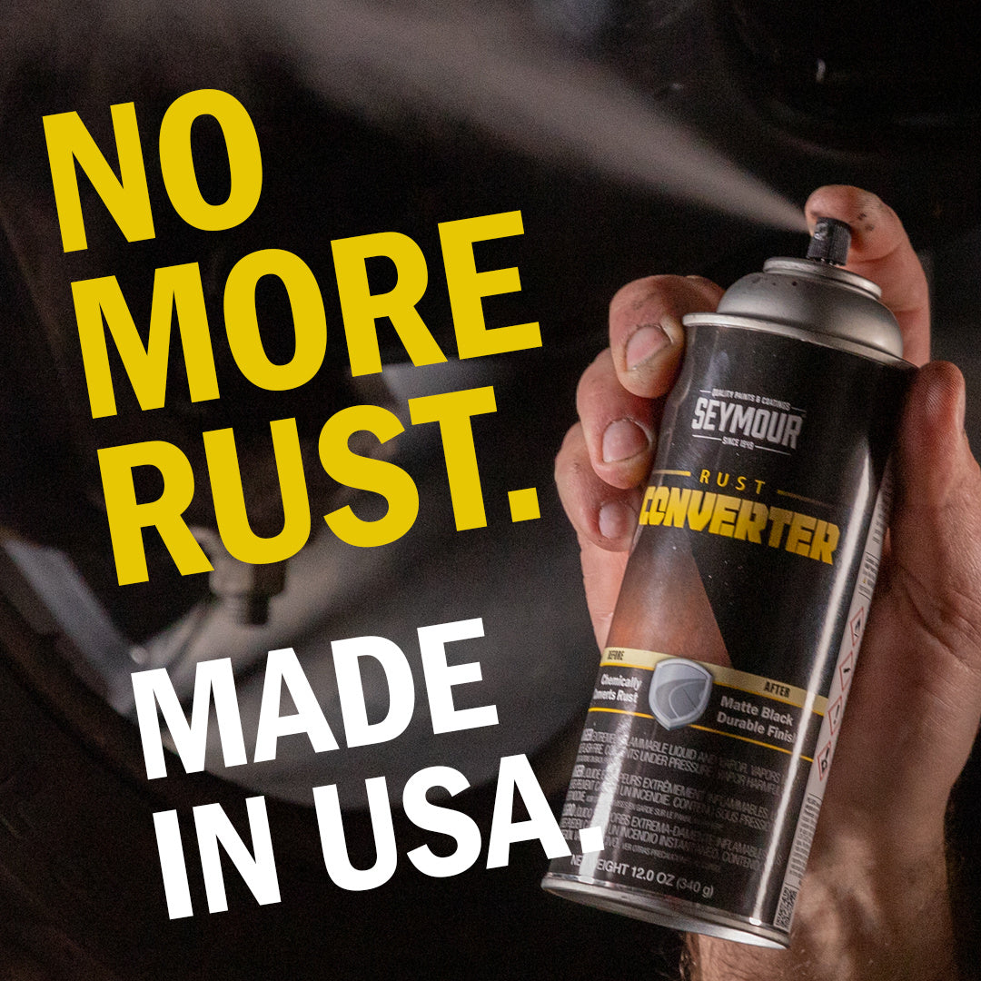 Seymour Paint Seymour Paint Professional Rust-to-Primer Converter Spray Paint Black 16-45 | 16-45