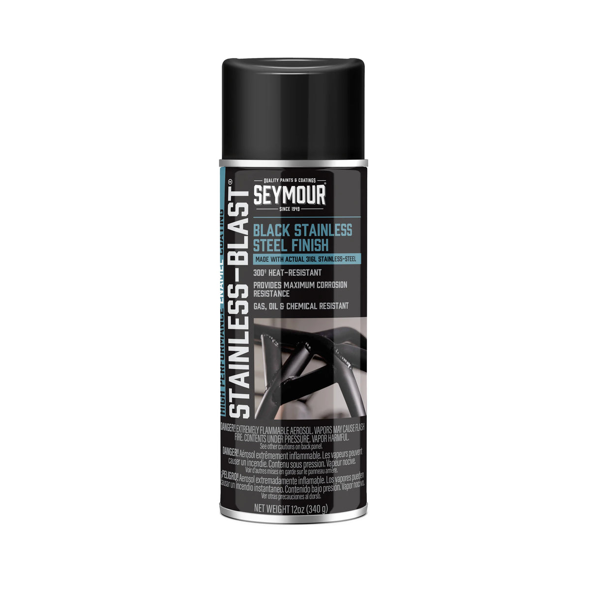Seymour Paint Seymour Paint Stainless-Blast High Performance Coating with Stainless-Steel Flat Black 16-56 | 16-56